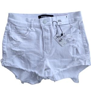 EXPRESS Shortie High Rise, Stretch, Size 4, NWT